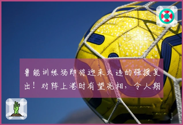 鲁能训练场即将迎来久违的强援复出！对阵上港时有望亮相，令人期待